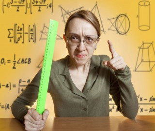 Crazy female teacher